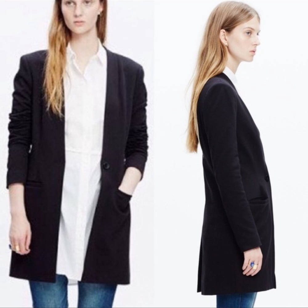 MADEWELL Black Venice Boyfriend Blazer
